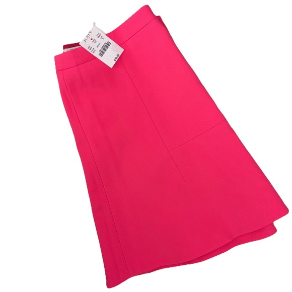J.CREW Dresses & Skirts - J.Crew B0314‎ Flared Mini Skirt Women's 6 Fluorescent Neon Pink New